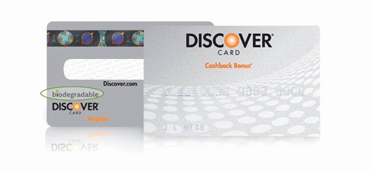 Discover Credit Card Designs Fresh is It Green the Biodegradable Credit Card
