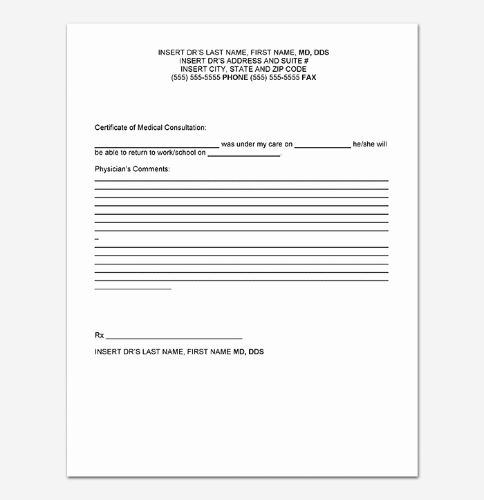Doctors Note Template Pdf Awesome 40 Fake Doctors Note Template Download [pdf Doc]