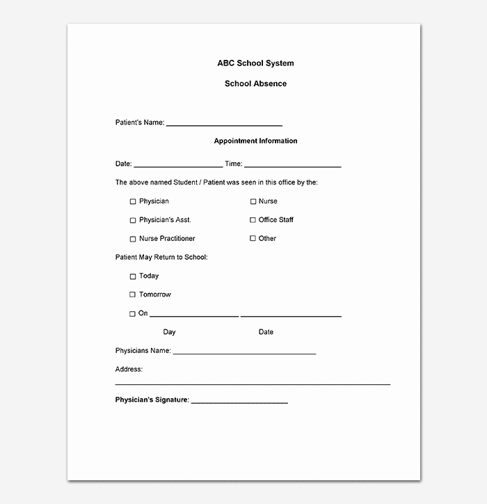 Doctors Note Template Pdf Fresh 40 Fake Doctors Note Template Download [pdf Doc]