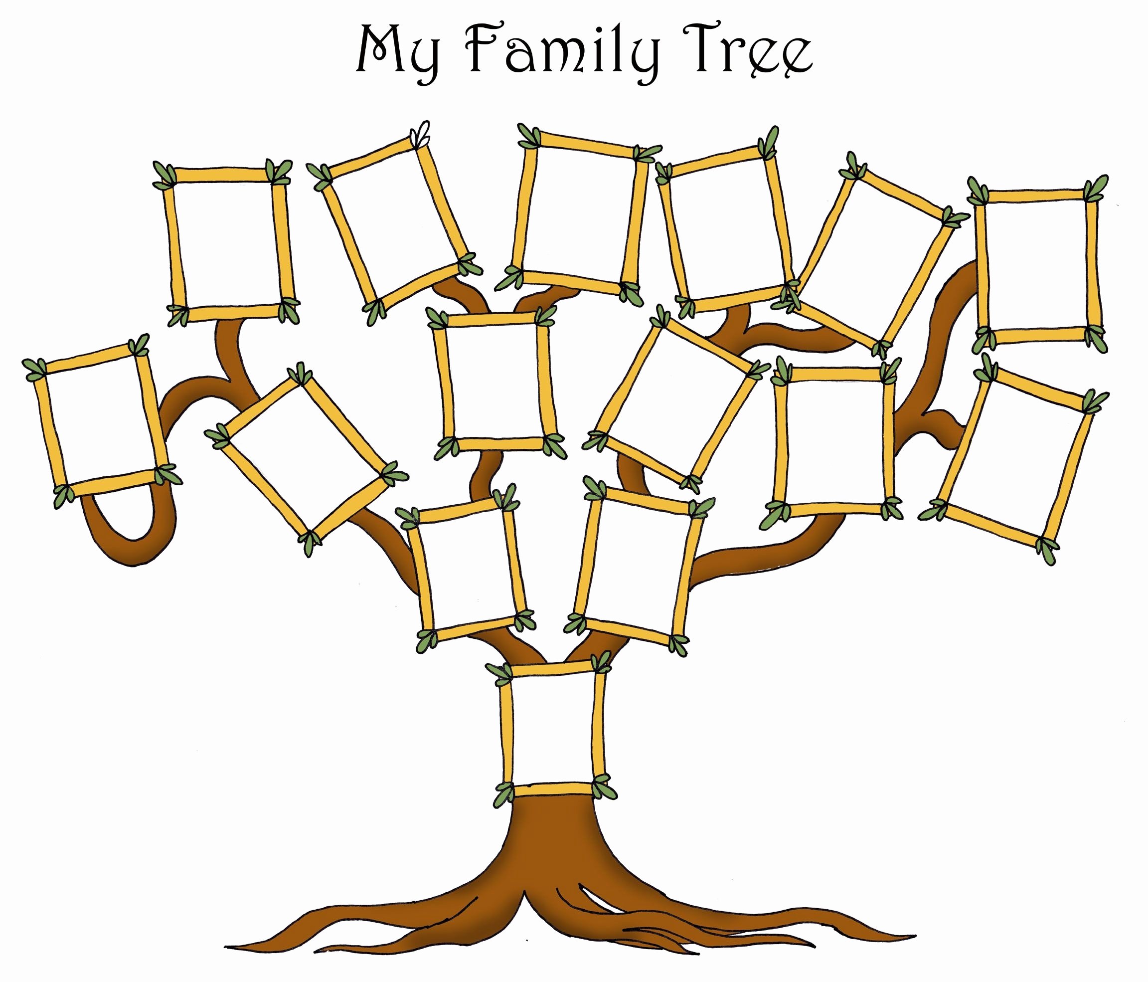 Editable Family Tree Template Elegant Free Editable Family Tree Template Daily Roabox