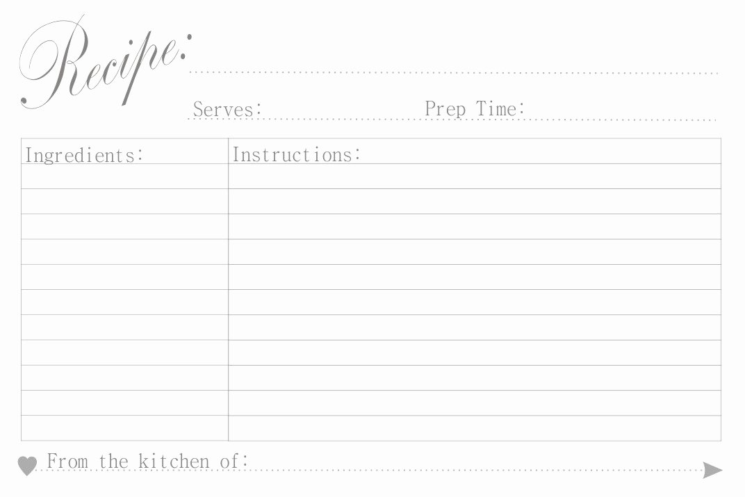 Editable Recipe Card Template Best Of Free Printable Recipe Cards