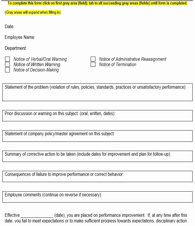 Employee Disciplinary Action form Lovely 23 Employee Write Up form Free Download [word Pdf]