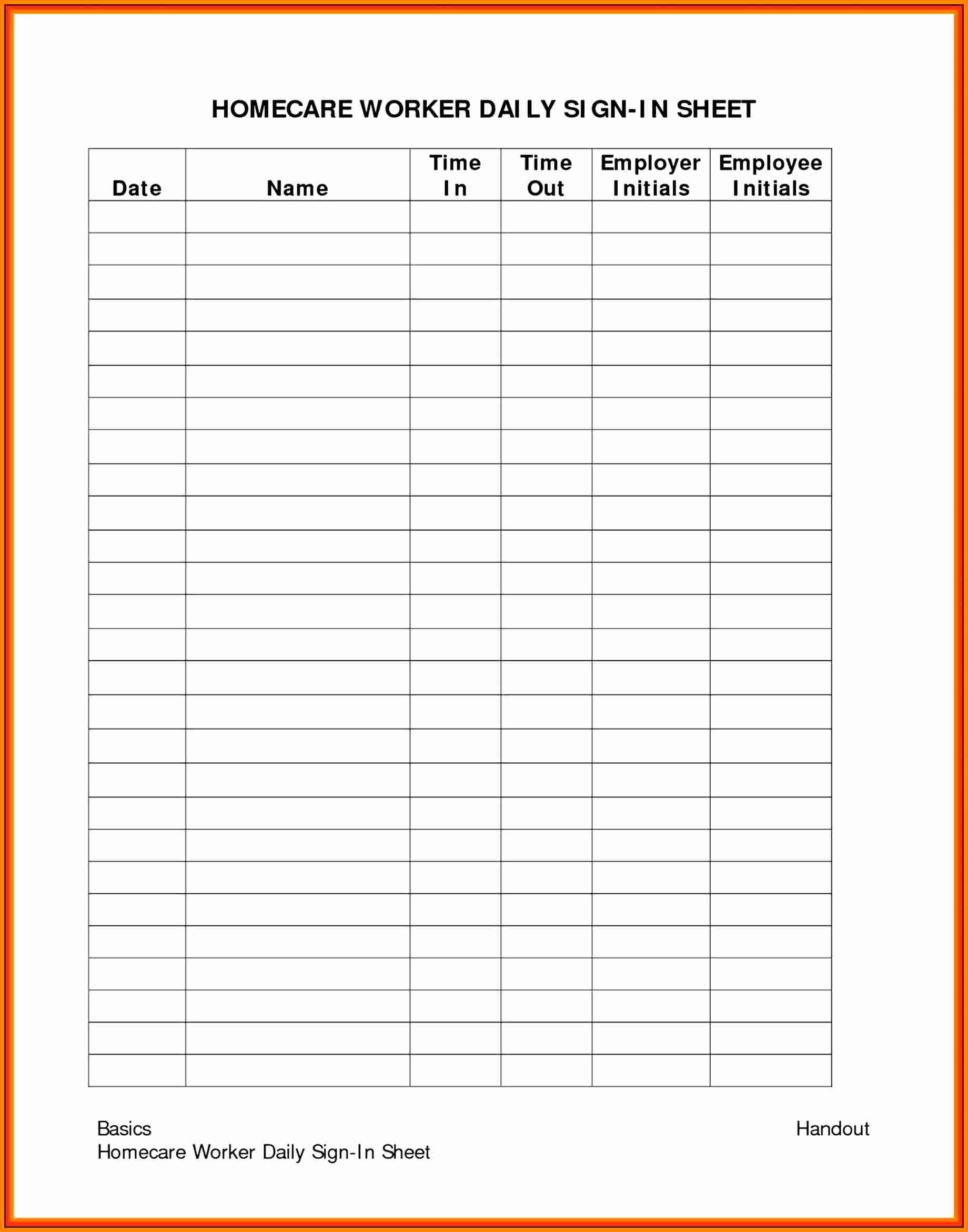 Employee Sign In Sheets Beautiful 9 Individual Payroll Record forms