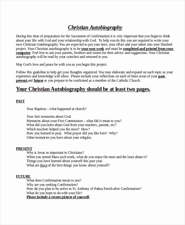 Example Of Autobiography About Yourself Lovely 8 Autobiography Examples Pdf Doc