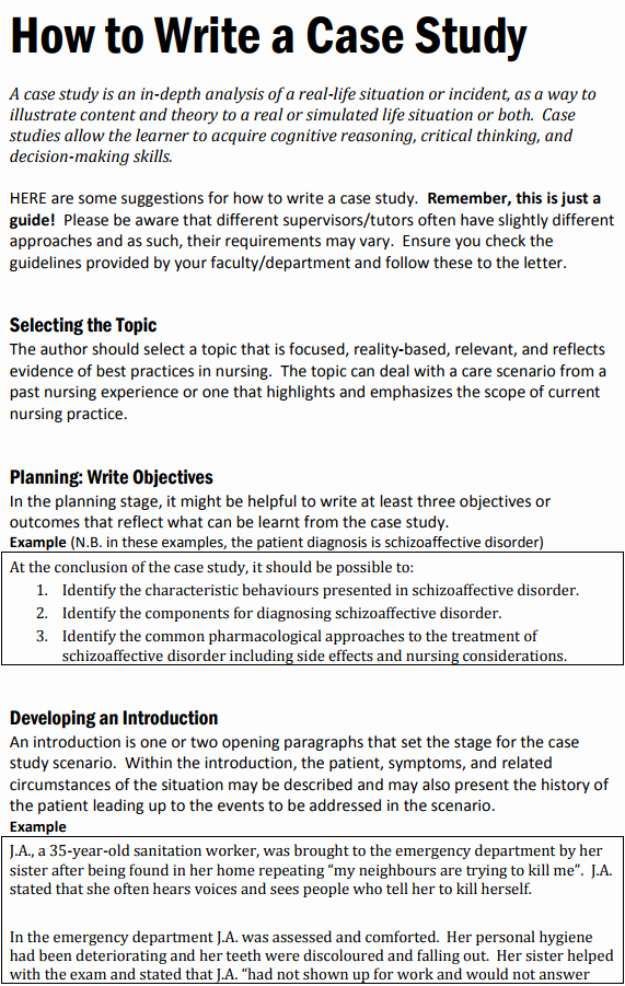 Examples Of Case Studies Elegant How to Write A Case Study Tips &amp; 2 Templates
