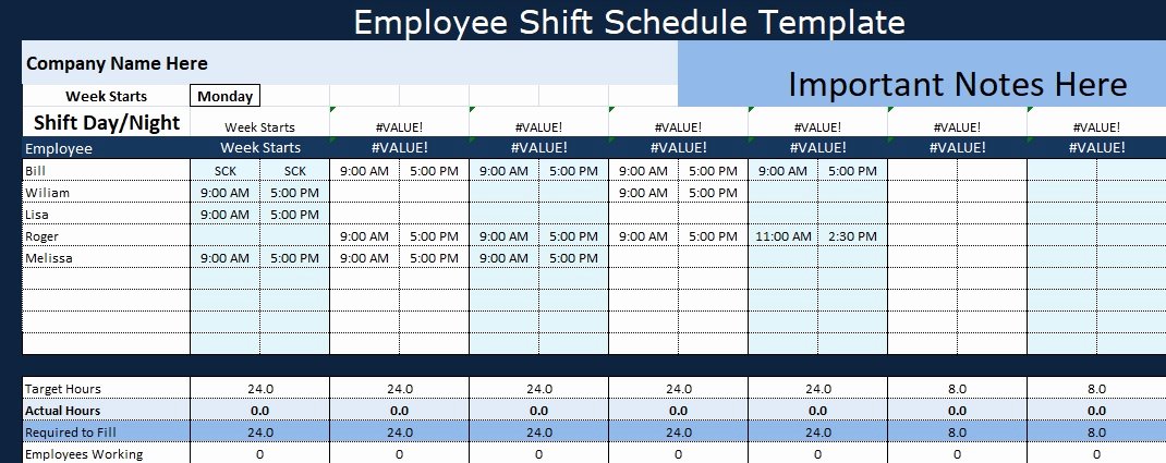 Excel Employee Schedule Template Beautiful Employee Shift Schedule Template