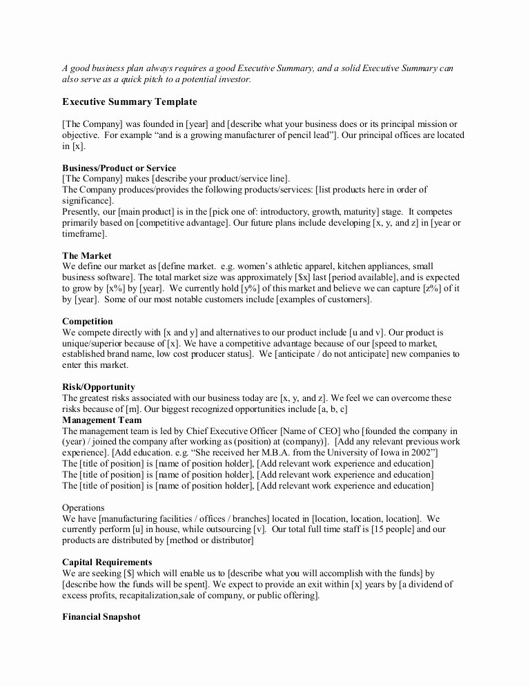 Executive Summary Sample for Proposal Awesome Startup Executive Summary Template