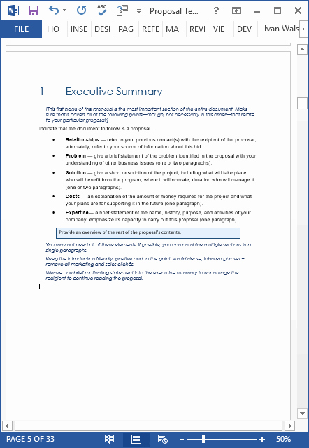Executive Summary Sample for Proposal Best Of Proposal Templates 10 X Ms Word Designs 2 X Excel