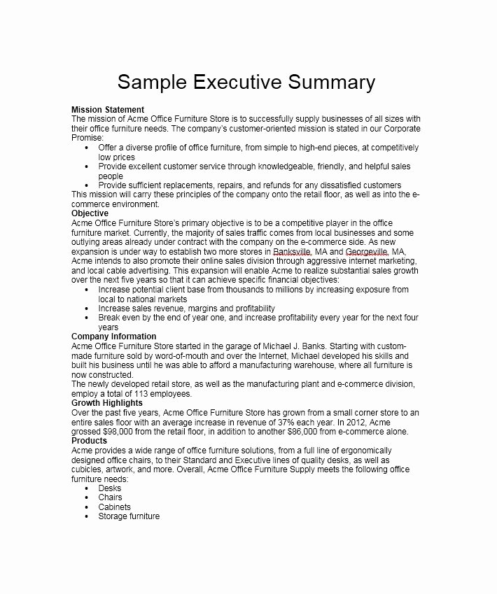 Executive Summary Sample for Proposal Elegant How to Write the Best Business Proposal for Investors