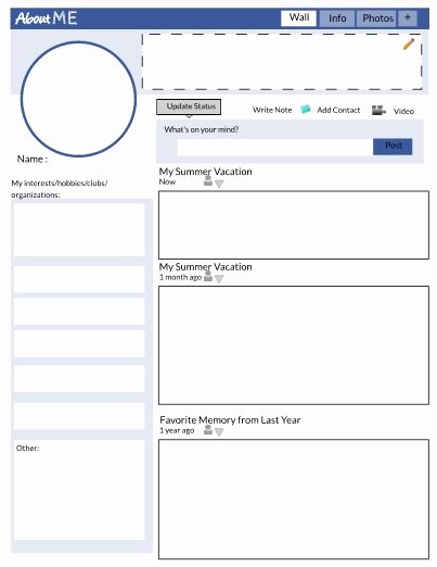 Facebook Template for Students Awesome Best 25 Page Template Ideas On Pinterest