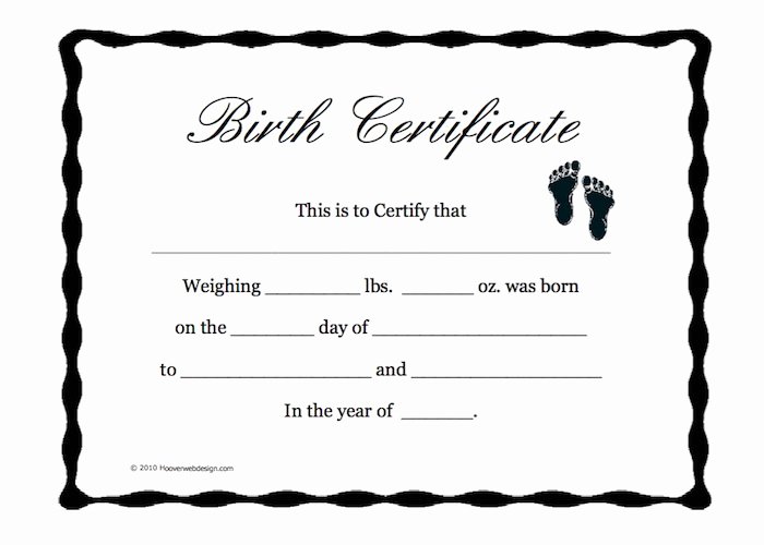 Fake Birth Certificate Maker Fresh 15 Birth Certificate Templates Word &amp; Pdf Template Lab
