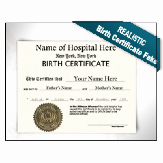 Fake Birth Certificate Maker Inspirational Fake Birth Certificate Fake Certificate Of Birth