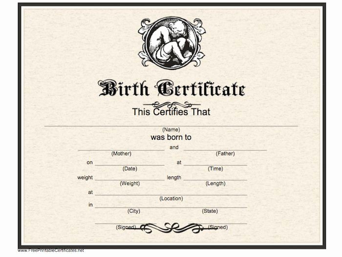 Fake Birth Certificate Maker Unique Birth Certificate Template 02 Puppy Love