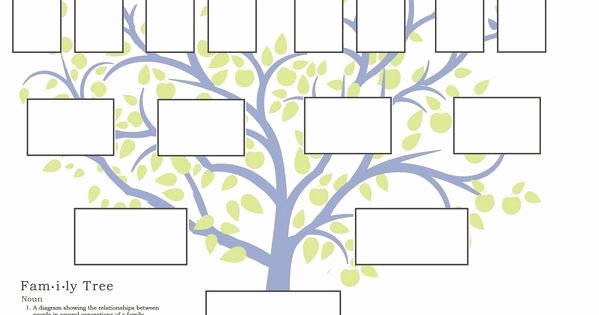 Family Tree Template Google Docs New Free Family Tree Template to Print Google Search