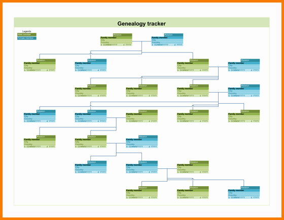 Family Tree Templates Excel Fresh Excel Family Tree Template