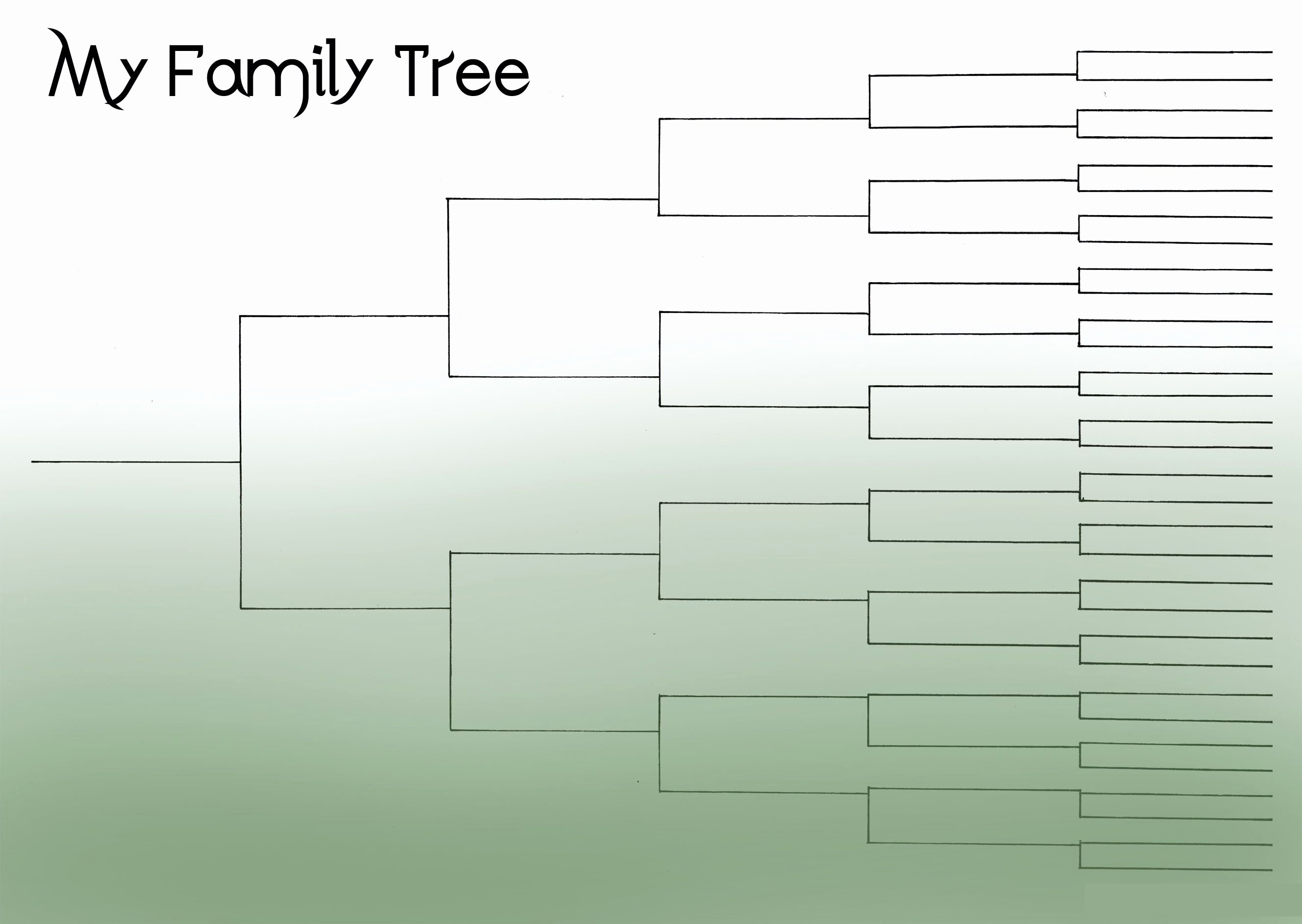 Family Tree Templates Excel Fresh Free Editable Family Tree Template Daily Roabox