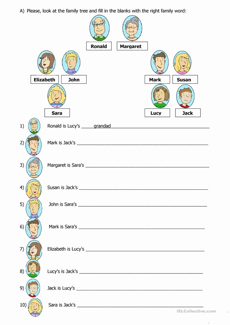 Family Tree Worksheet Printable Elegant Family Tree Worksheet Free Esl Printable Worksheets Made