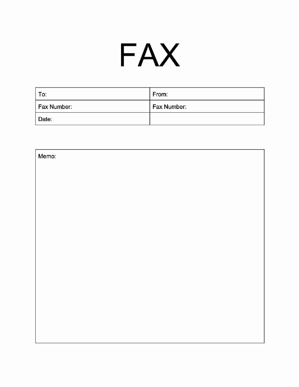 Fax Cover Sheet Template Free Awesome Printable Fax Cover Sheet