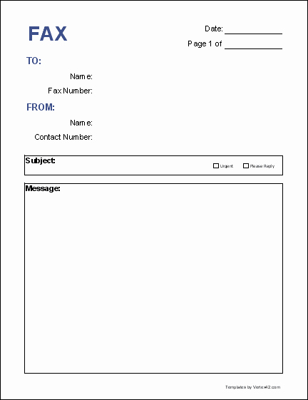 Fax Cover Sheet Template Free Best Of Basic Fax Cover Sheet Pdf for when I Just Want to Fill