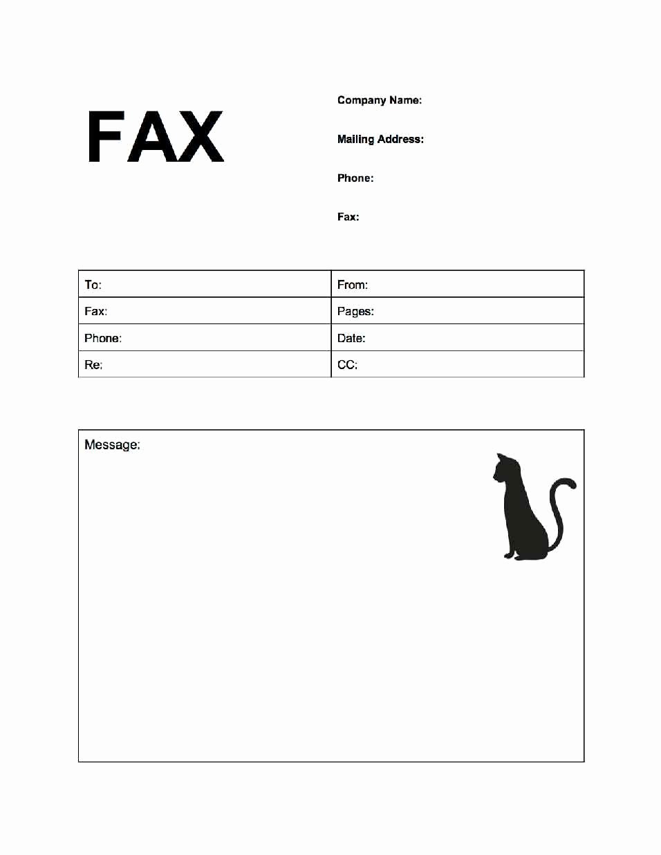 Fax Cover Sheet Template Free Best Of Cute Fax Cover Sheet Popular Fax Cover Sheets