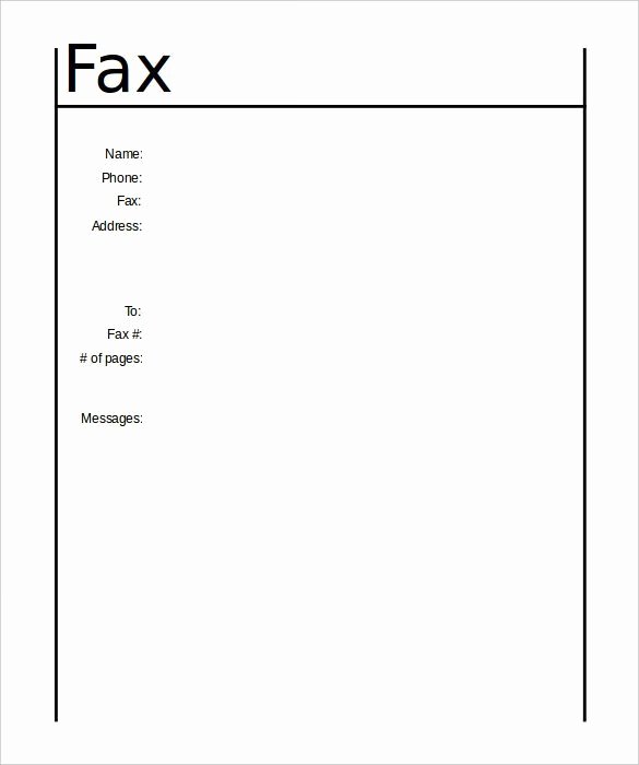 Fax Cover Sheet Template Word Beautiful Fax Template In Word Image – Fax Cover Sheet 37 Related