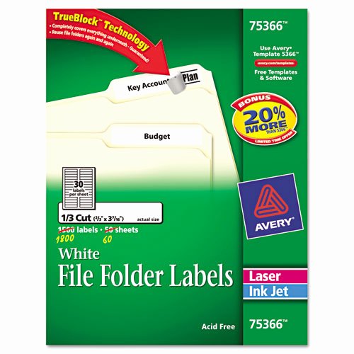 File Folder Label Template Inspirational Ave Avery Permanent File Folder Labels Zuma