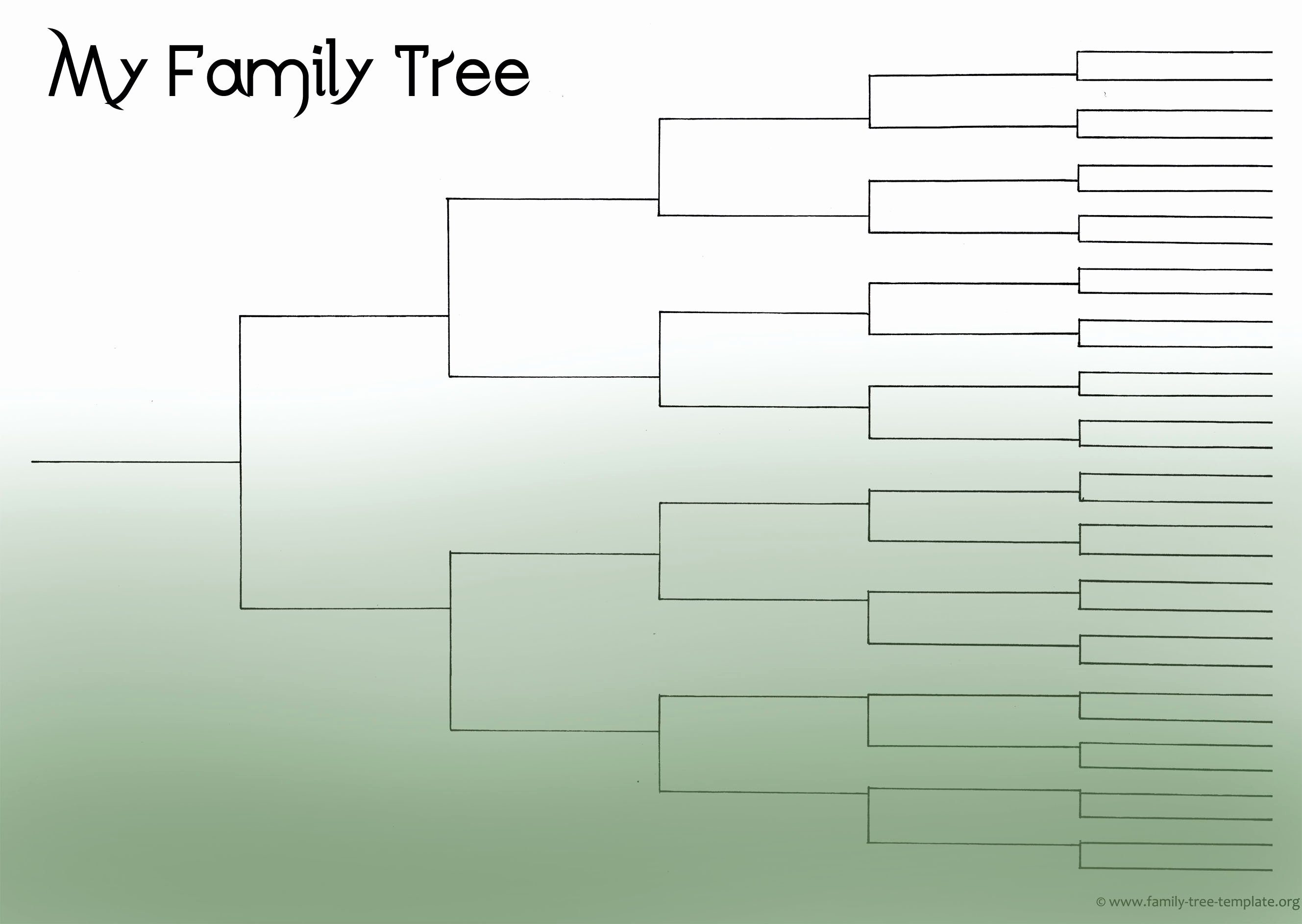 40 Fill In Family Tree Desalas Template