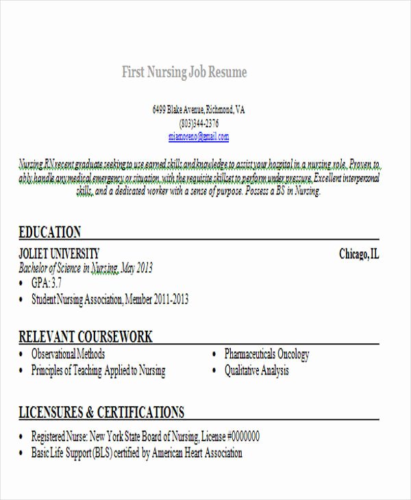 First Job Resume Template Unique 14 First Resume Templates Pdf Doc
