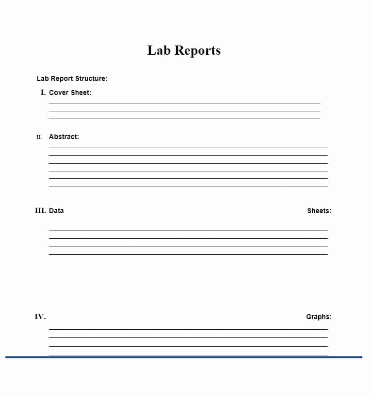 Formal Lab Report Template Luxury 40 Lab Report Templates &amp; format Examples Template Lab