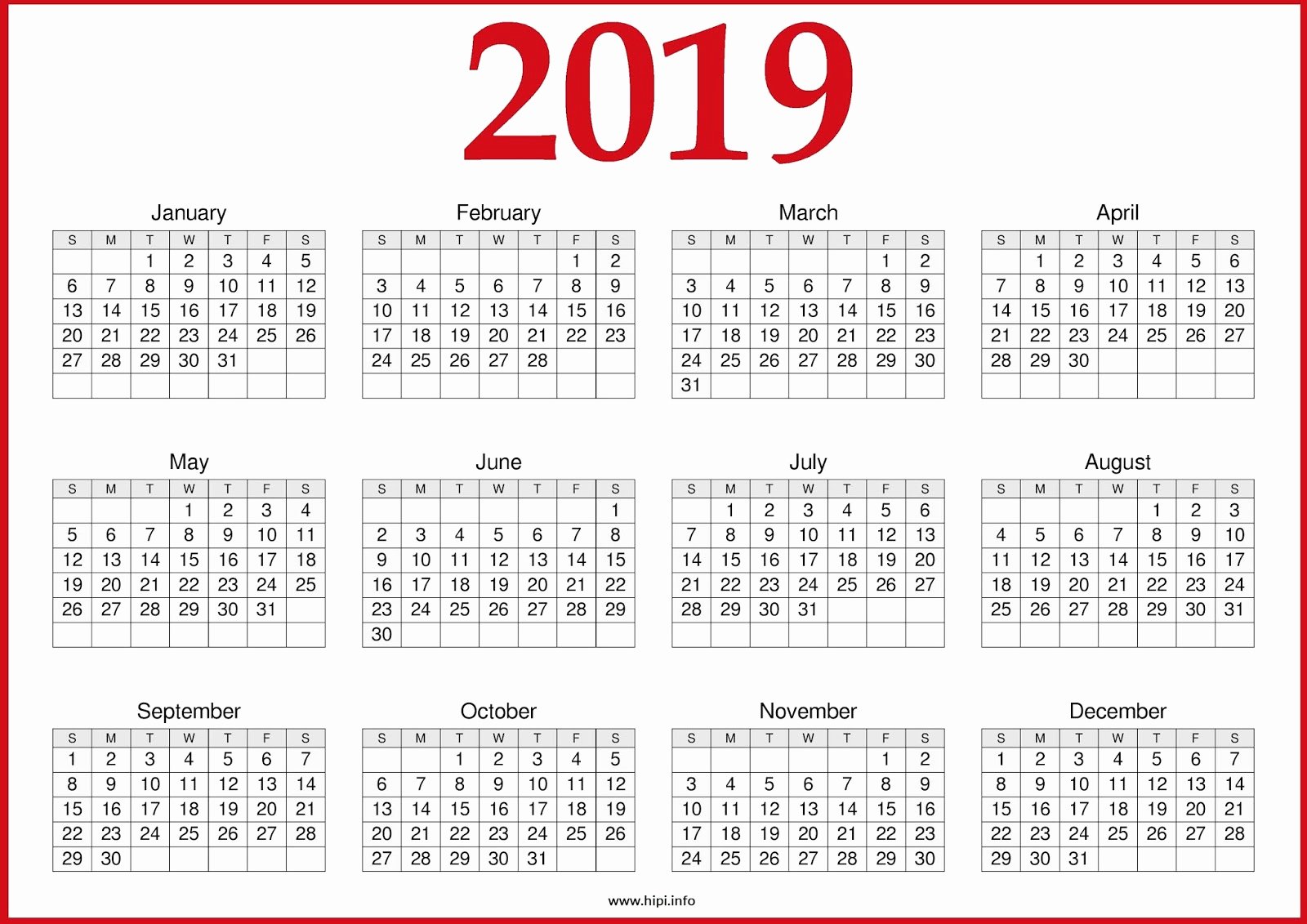 Free 2019 Calendar Template Best Of Twitter Headers Covers Wallpapers Calendars