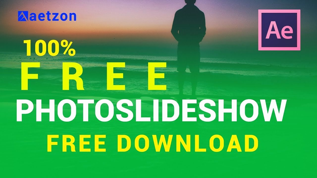 Free after Effects Slideshow Templates Elegant after Effects Photo Slideshow Project File Free