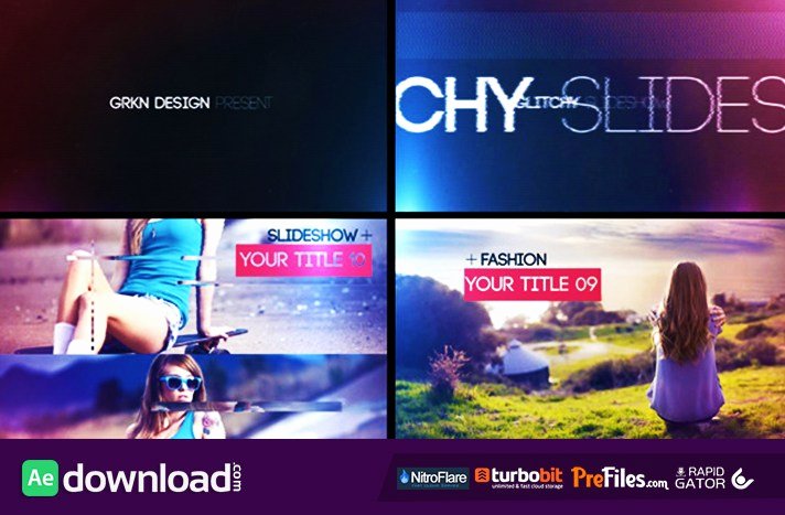 download free template after effect slideshow