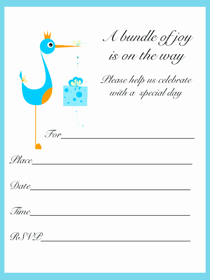 Free Baby Shower Invitation Templates New Cool Free Template Printable Baby Shower Invitation for