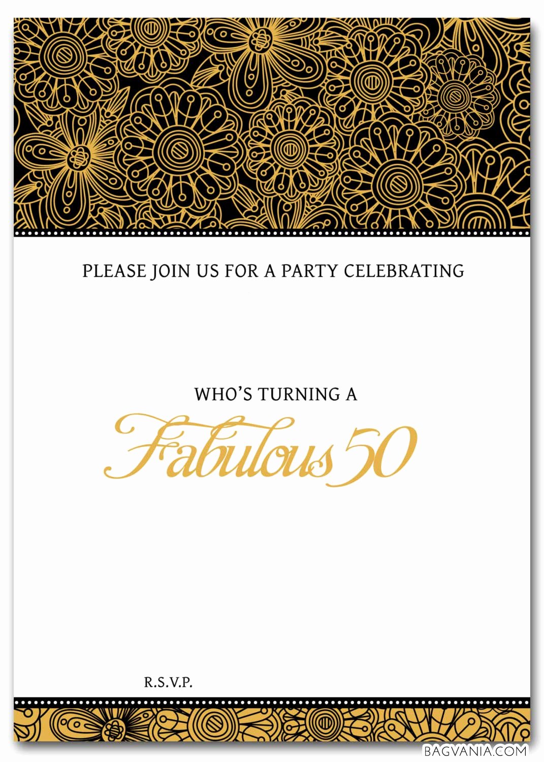 Free Birthday Party Invitation Templates Fresh Free 50th Birthday Party Invitations Wording – Free