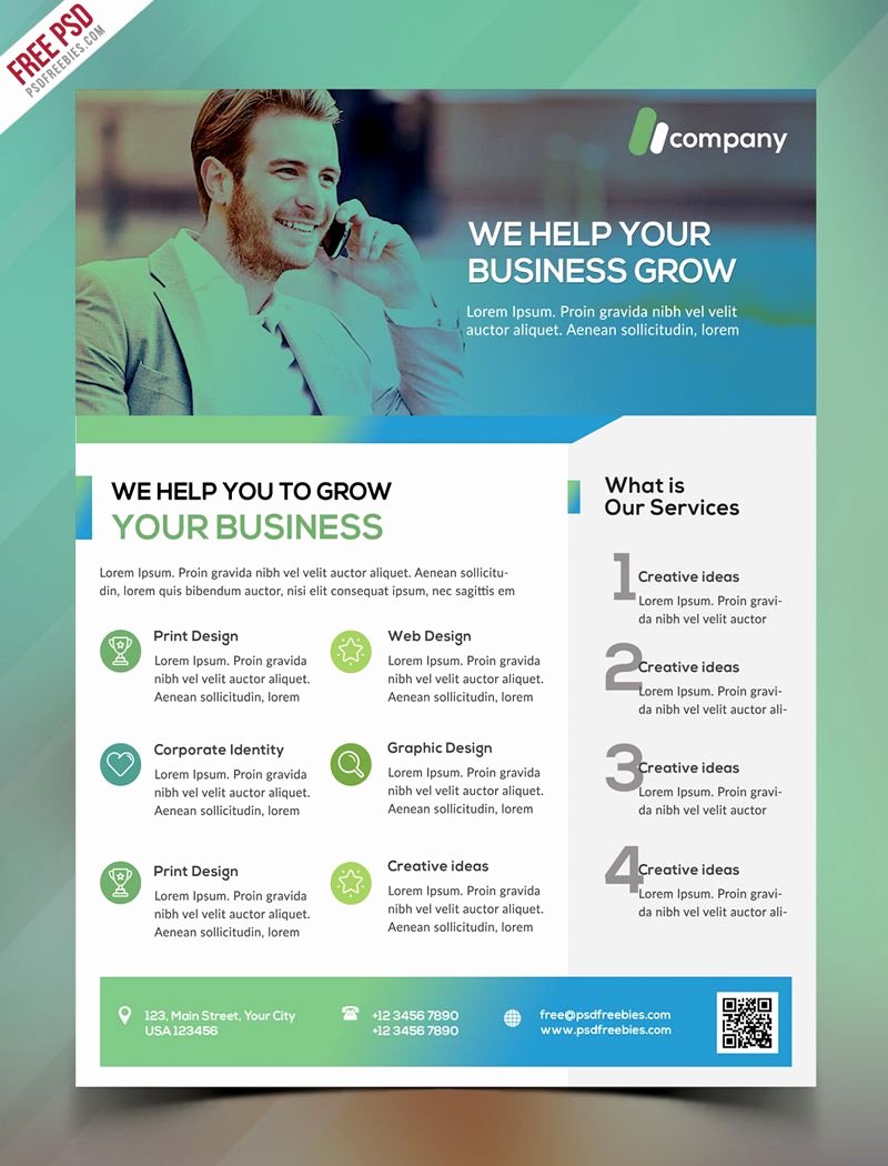 Free Business Flyer Templates Best Of Clean Business Flyer Template Free Psd