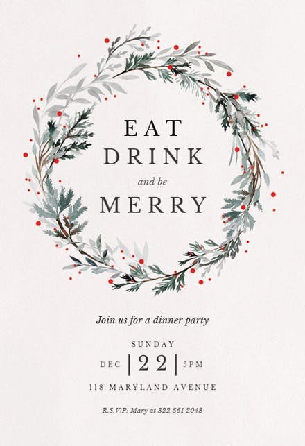 Free Christmas Party Invitations Template Lovely Christmas Party Invitation Templates Free