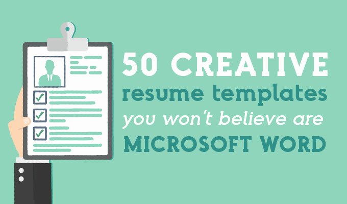 Free Creative Resume Templates Word Elegant 50 Creative Resume Templates You Won T Believe are