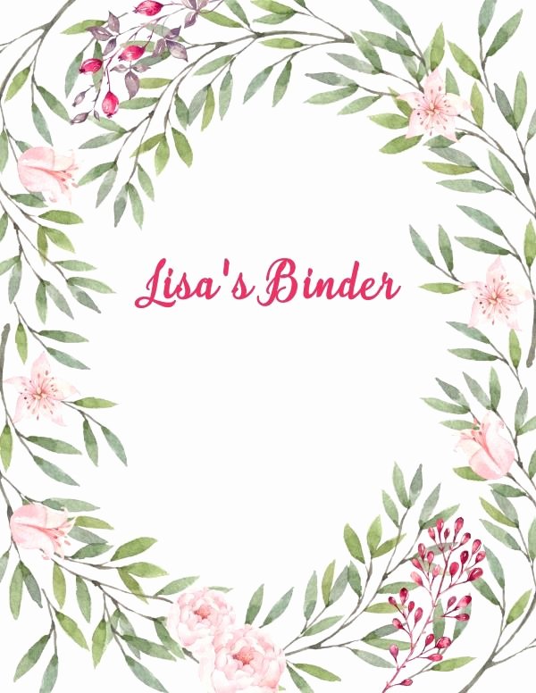 Free Editable Printable Binder Covers Luxury Free Binder Cover Templates Clip Art