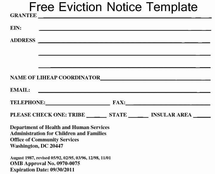 Free Eviction Notice Template Inspirational Free Printable Eviction Notice Template – Excel About