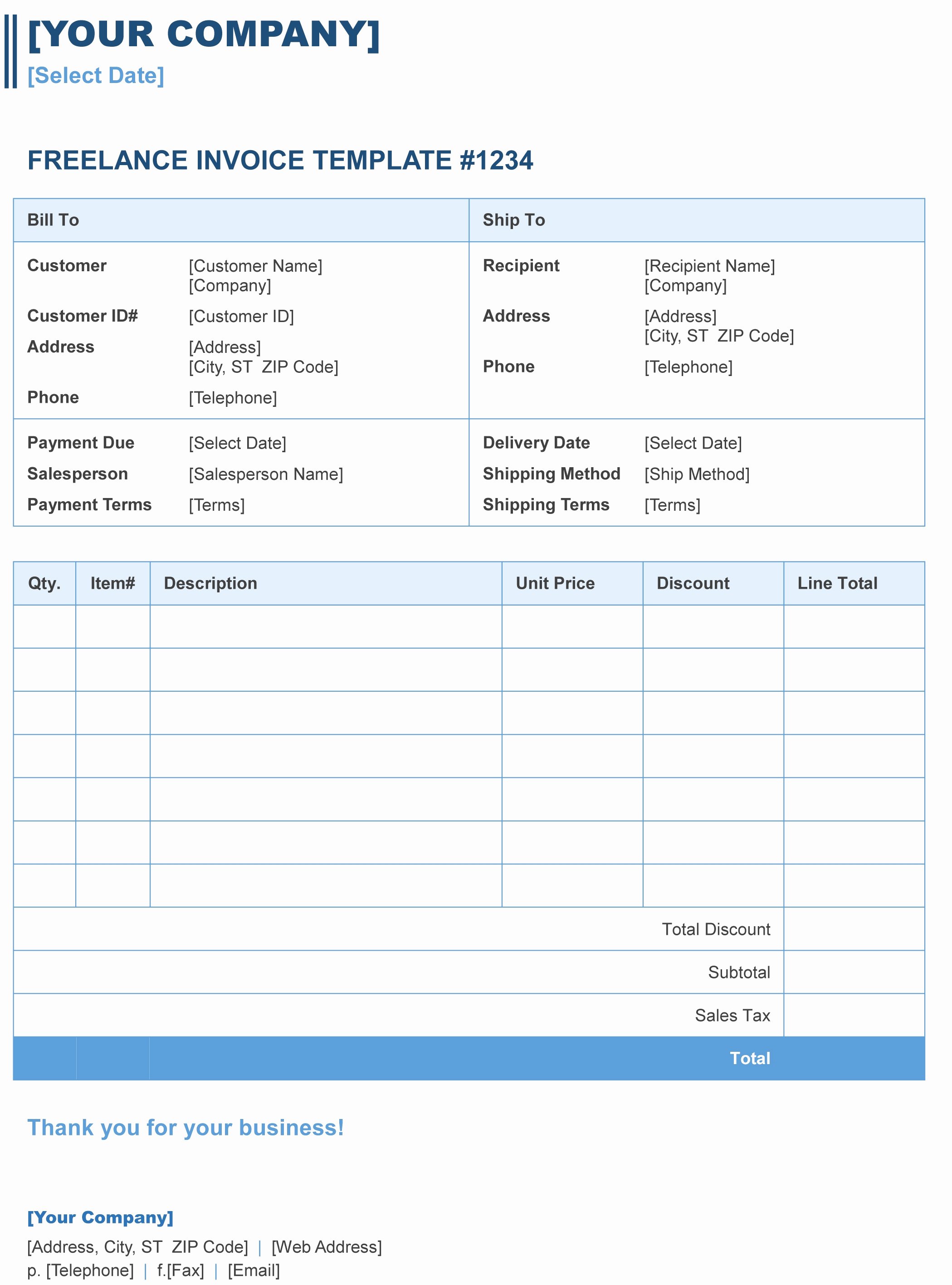 Free Excel Invoice Template Best Of Freelance Invoice Template Excel