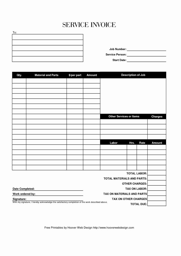 Free Excel Invoice Template Unique Free Printable Invoice Template 10 Printable Invoice