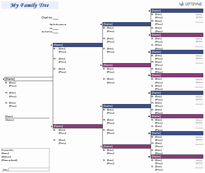 Free Family Tree Template Excel Unique Free Family Tree Template