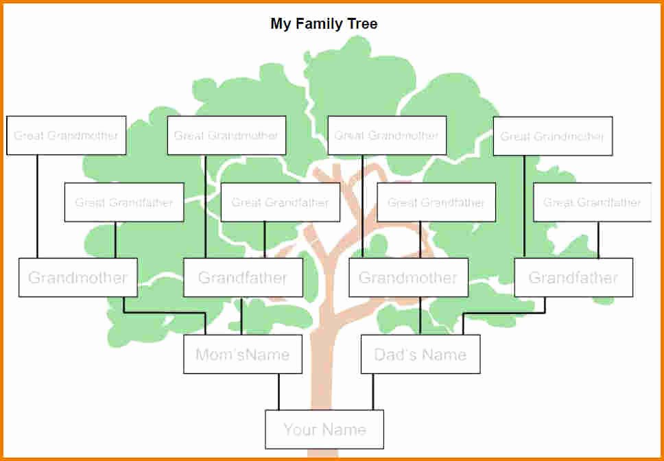 Free Family Tree Template Word Best Of Microsoft Fice Word Family Tree Template Free