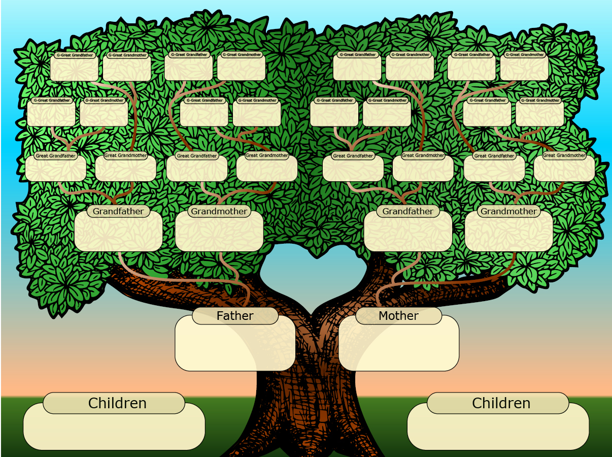 Free Family Tree Templates Lovely Free Family Tree Templates