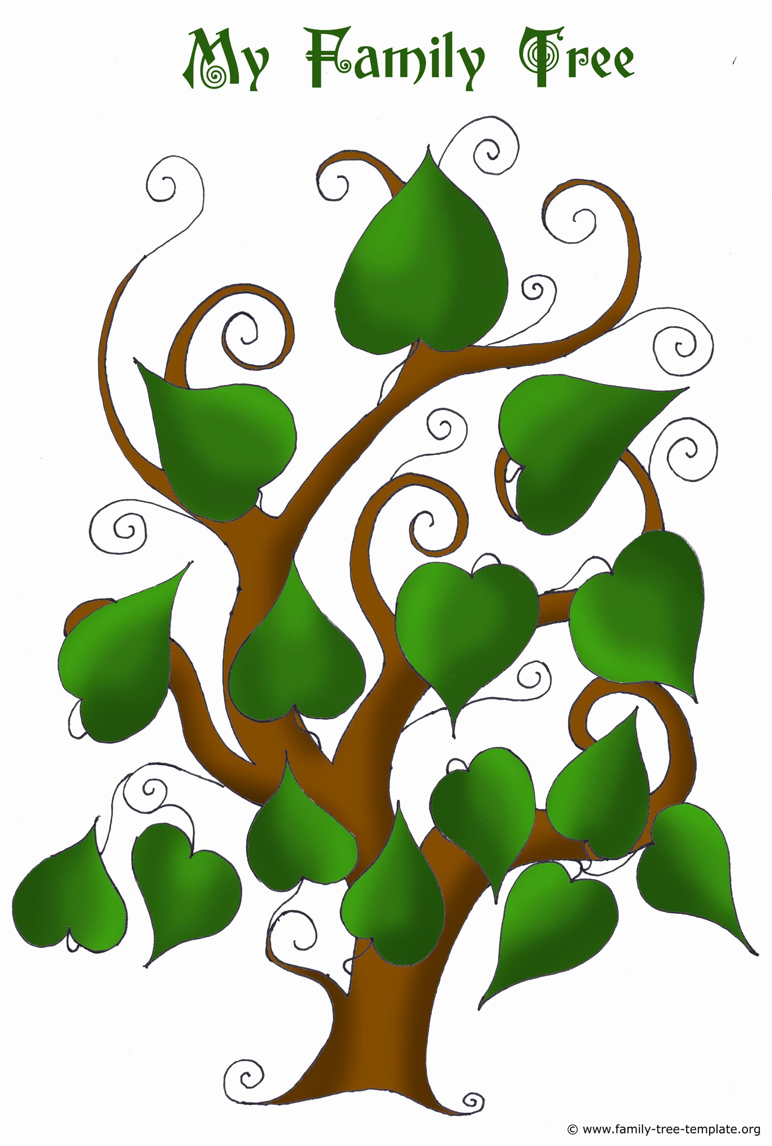 Free Family Tree Templates New Free Family Tree Templates Using Free Ancestry