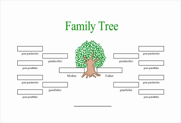 Free Family Tree Templates New Simple Family Tree Template 25 Free Word Excel Pdf