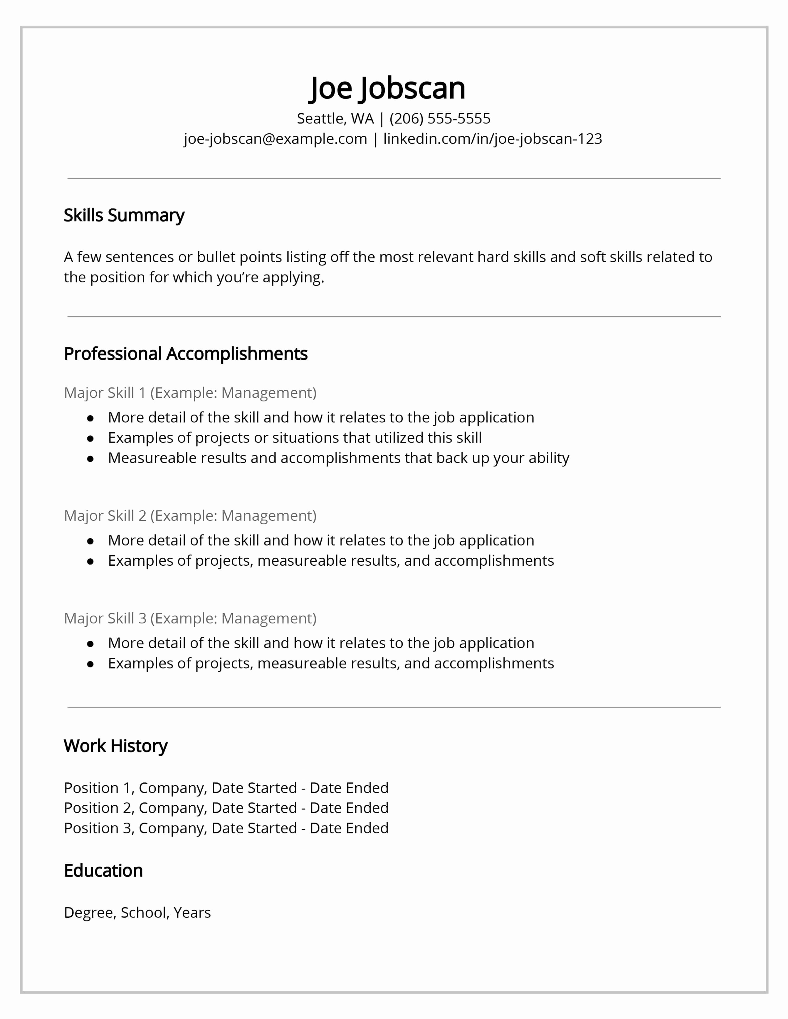 Free Functional Resume Template Awesome why Recruiters Hate the Functional Resume format Jobscan