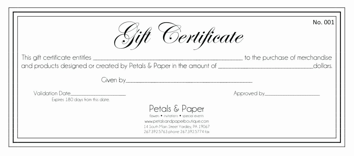 Free Gift Certificate Template Word Best Of Gift Voucher Templates for Word Pics – 6 Free T Voucher
