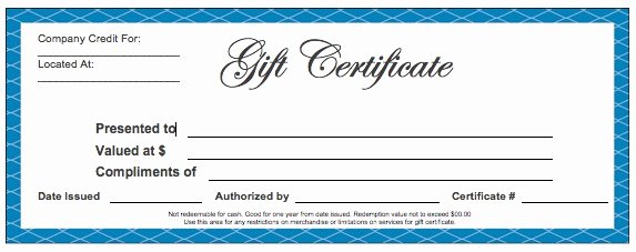 Free Gift Certificate Template Word Elegant Download Blank Gift Certificate Templates Wikidownload