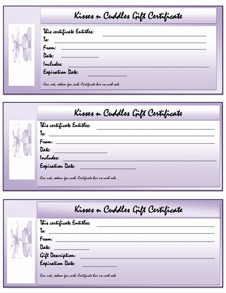 Free Gift Certificate Template Word Unique Free Gift Certificate Templates – Microsoft Word Templates